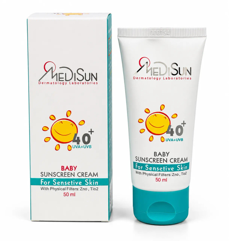 کرم ضد آفتاب کودک مدیسان SPF 40+