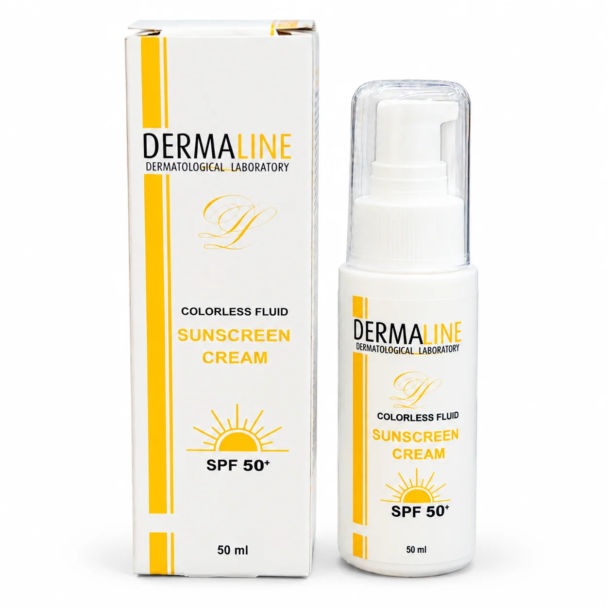 ضد آفتاب درمالاین مدل  SPF50
