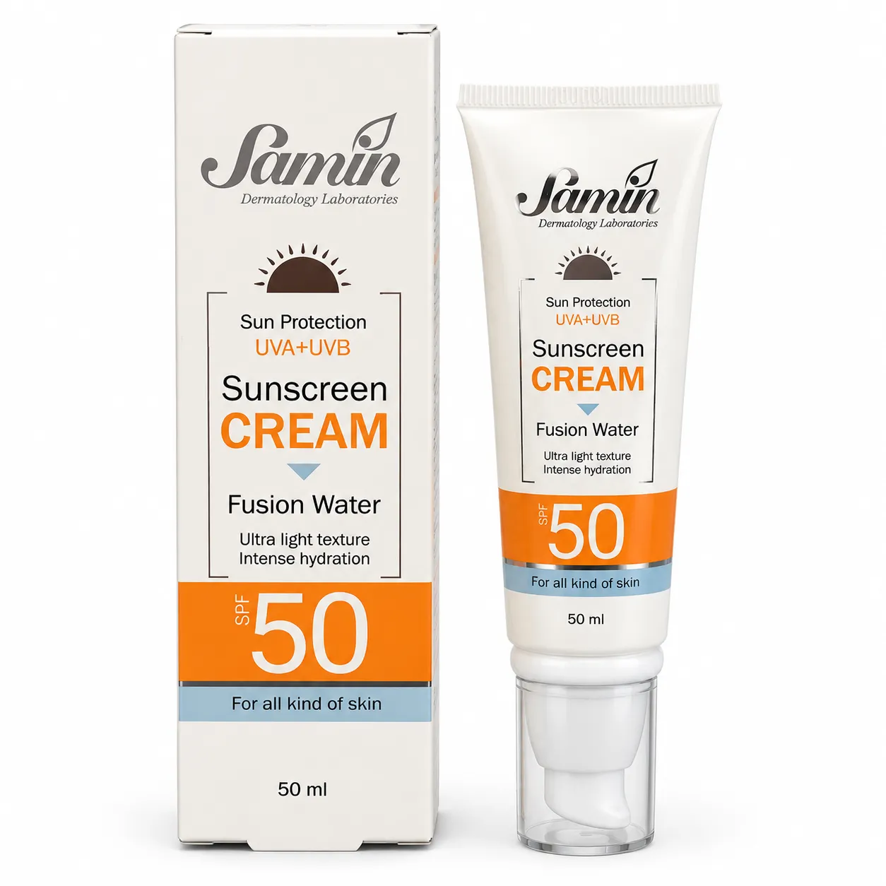 ضد آفتاب ثمین مدل  SPF50