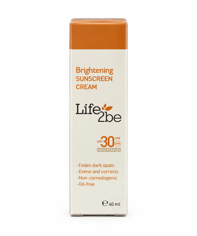 کرم ضدآفتاب روشنکننده رنگی لایف توبی مدل SPF 30
