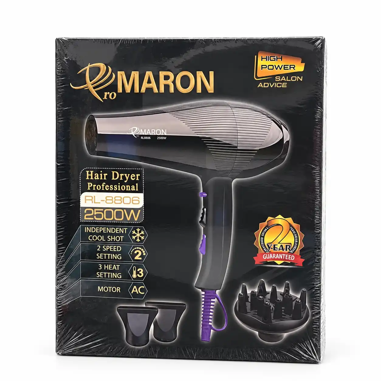 سشوار حرفه‌ای مارون مدل RL-8806