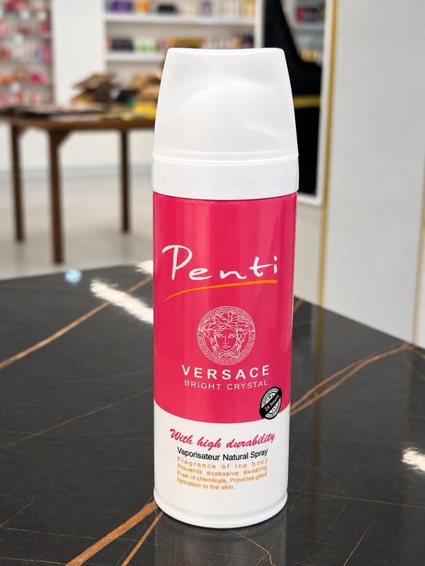 اسپری خوشبوکننده بدن زنانه پنتی مدل Versace Bright Crystal