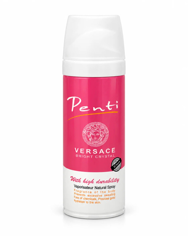 اسپری خوشبوکننده بدن زنانه پنتی مدل Versace Bright Crystal