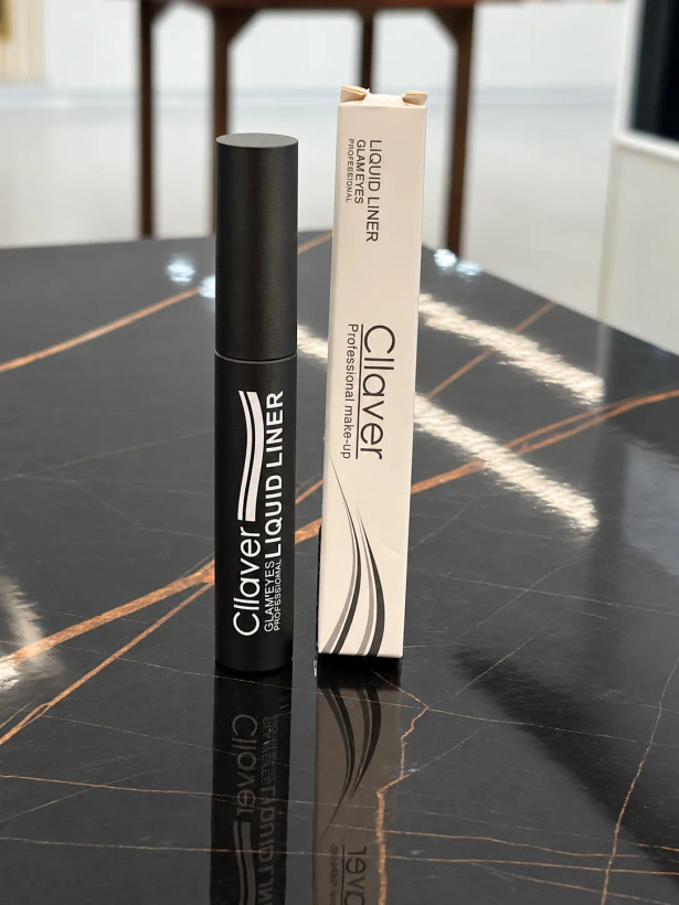 خط چشم مایع کلاور مدل Glam Eyes Professional Liquid Liner