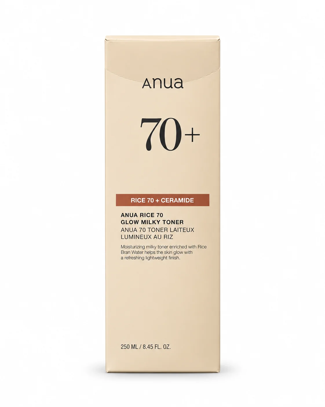 تونر شیری برنج آنوا مدل Rice 70 Glow Milky Toner
