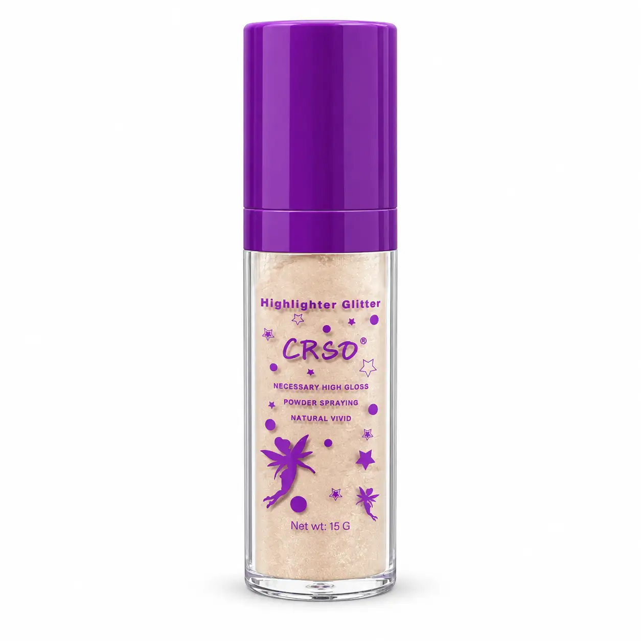 هایلایتر پودری اسپری‌دار کرسو CRSO Highlighter Glitter