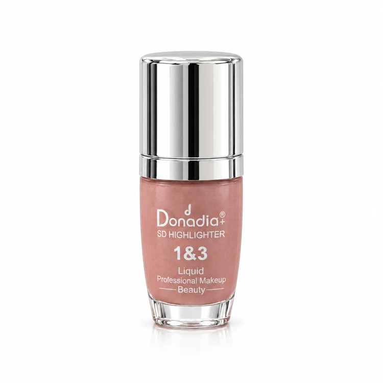 هایلایتر مایع سهبعدی دنادیا Donadia 3D Highlighter مدل 1&3 رنگ رزگلد