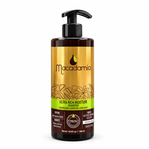 شامپو آبرسان و ترمیمکننده قوی مکادمیا مدل Ultra Rich Moisture