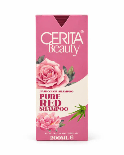 شامپو رنگساژ قرمز خالص سریتا بیوتی مدل Pure Red