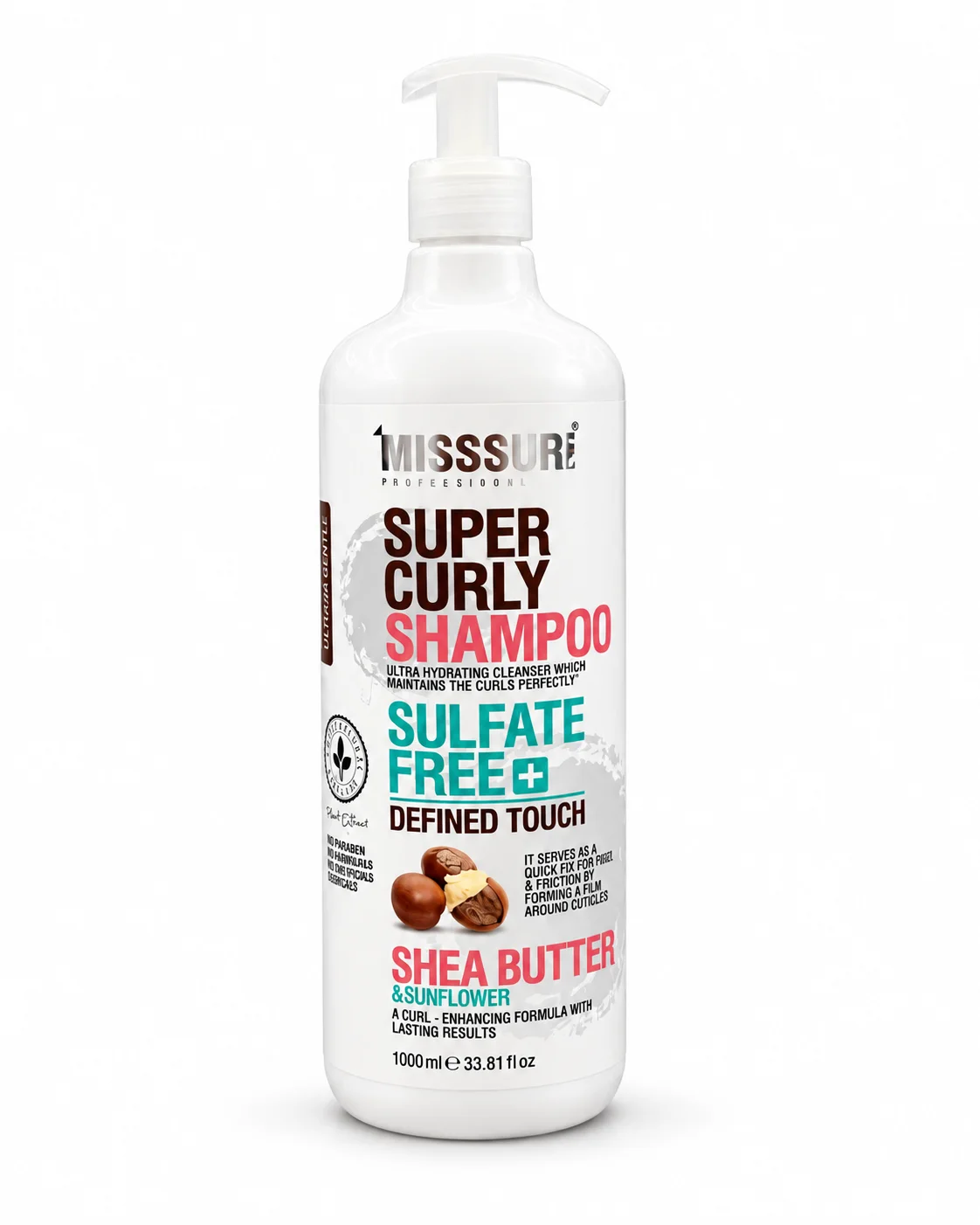 شامپو موهای فر میس شور مدل Super Curly  فاقد سولفات