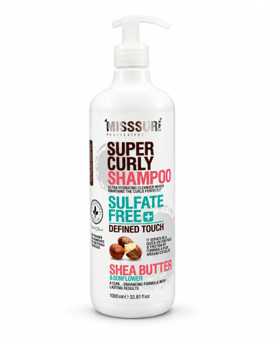 شامپو موهای فر میس شور مدل Super Curly فاقد سولفات