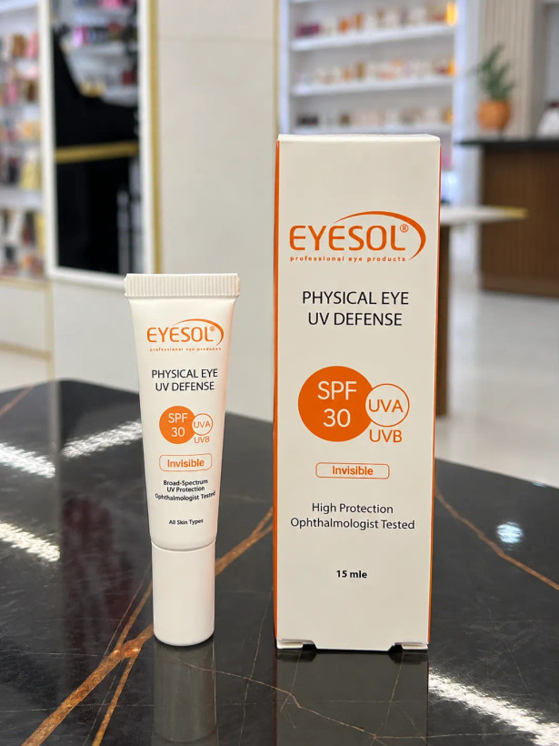 ضد آفتاب فیزیکی دور چشم آیسول SPF 30 مدل Invisible
