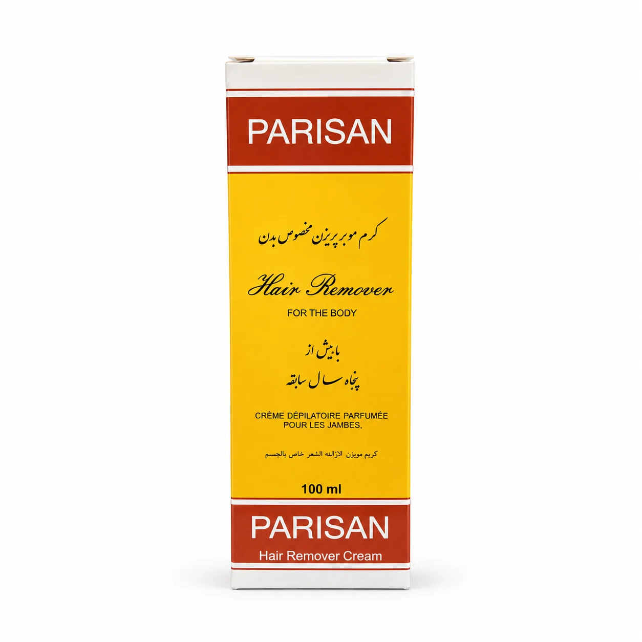 کرم موبر بدن پاریسان حجم ۱۰۰ میلی‌لیتر