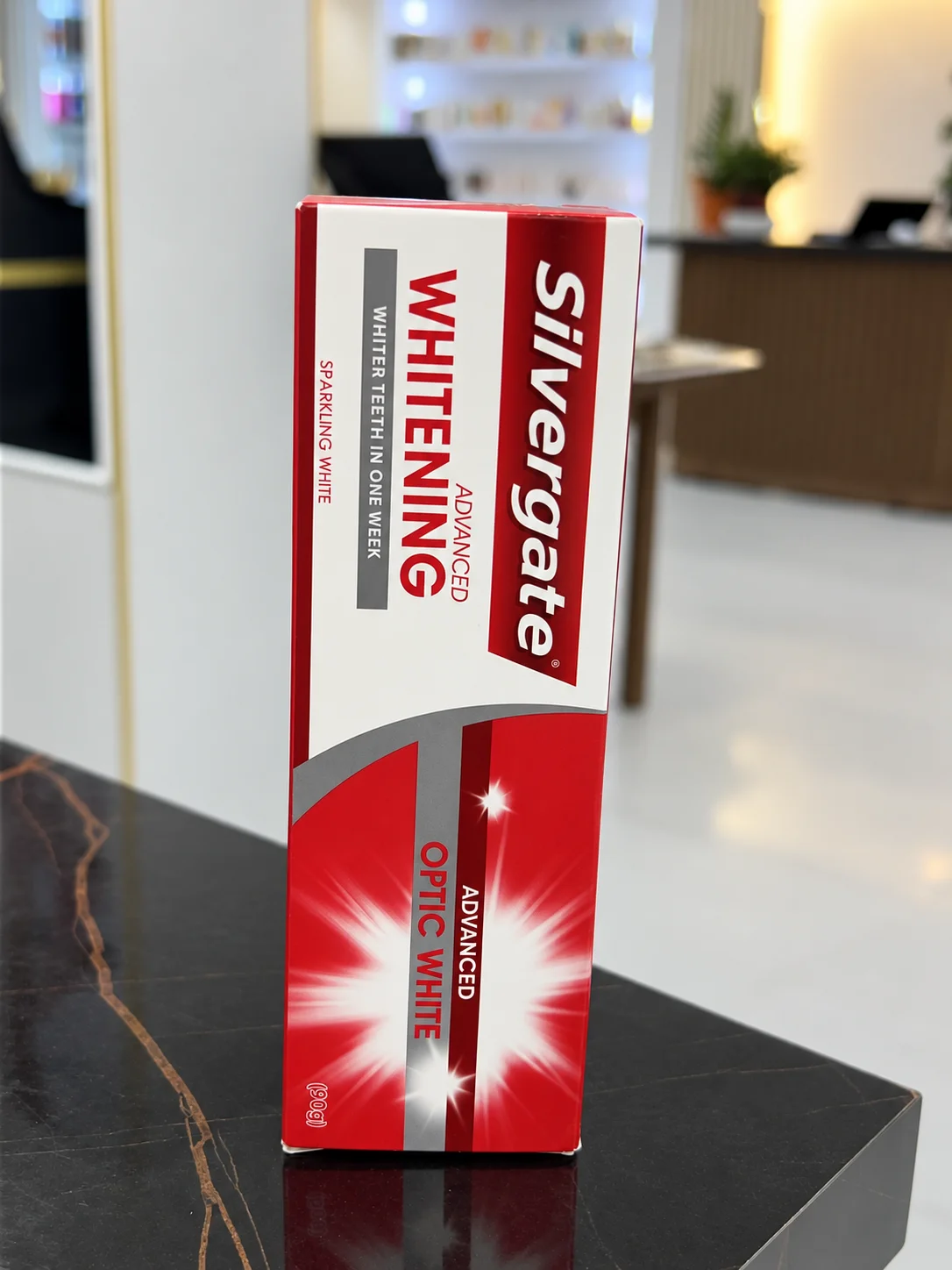 خمیر دندان سفیدکننده سیلورگیت مدل Advanced Optic White