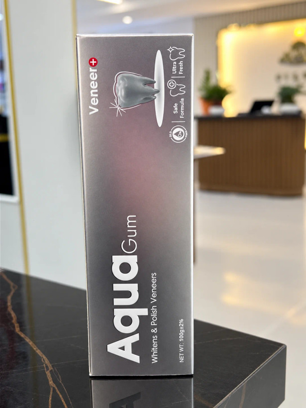 خمیر دندان مخصوص لمینت و کامپوزیت آکواگام مدل Veneer Plus